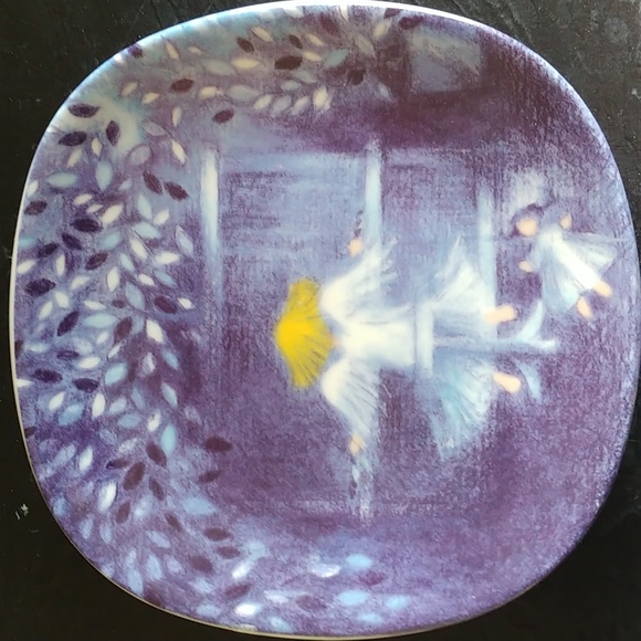 Vintage Set of 4 give us angels mini plates - Picture 4 of 9